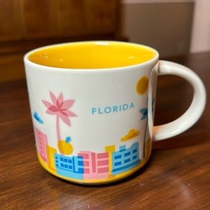 Starbucks ceramic Florida mug 14 ounces  2016  you are here collection.